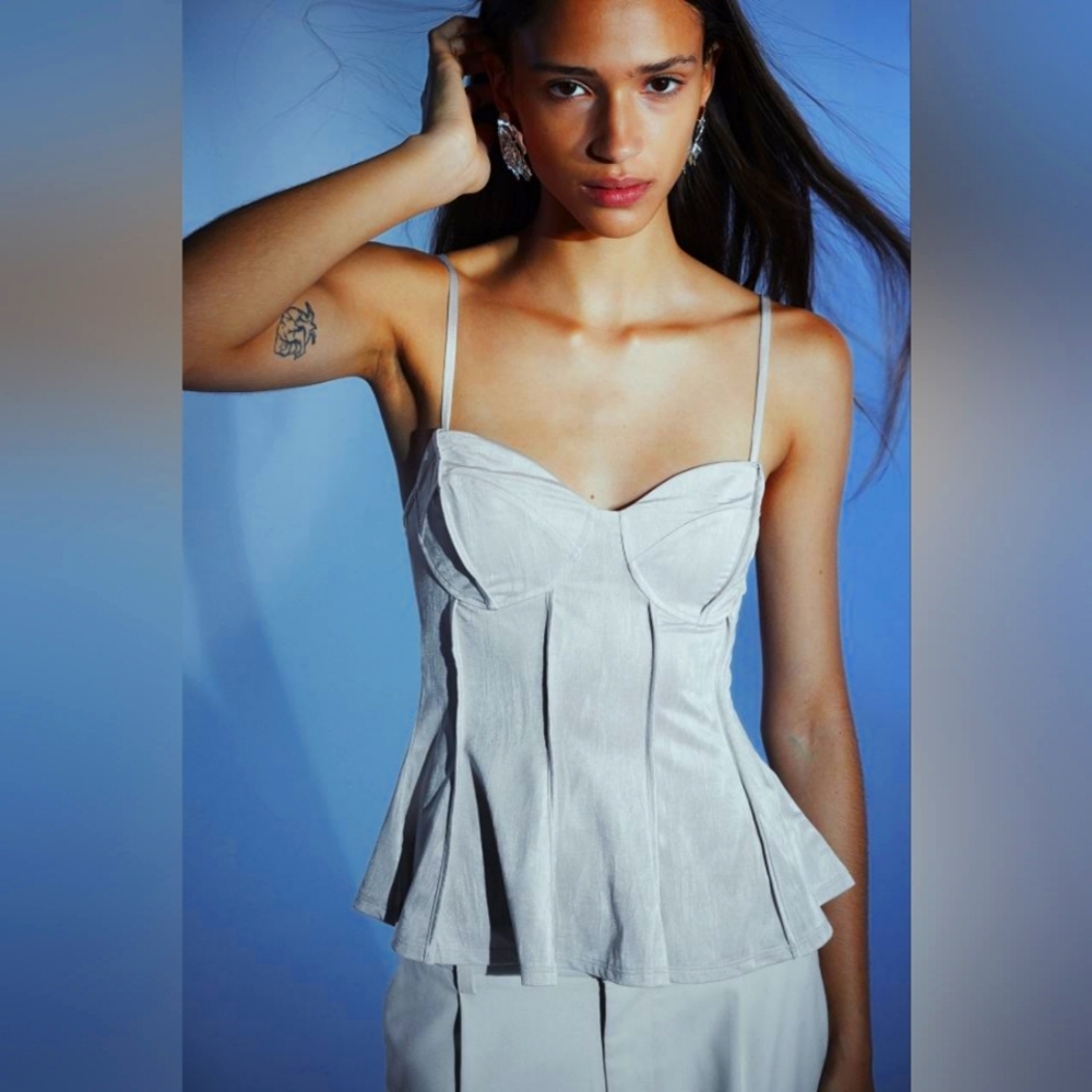 H&M Corset-style Bustier Top